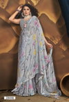 Ziva By Vallabhi Printed Moss Georgette Sarees Wholesale Price In Surat